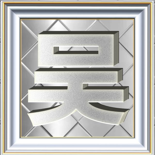 3D立体白金字体姓氏微信头像精选，超级棒