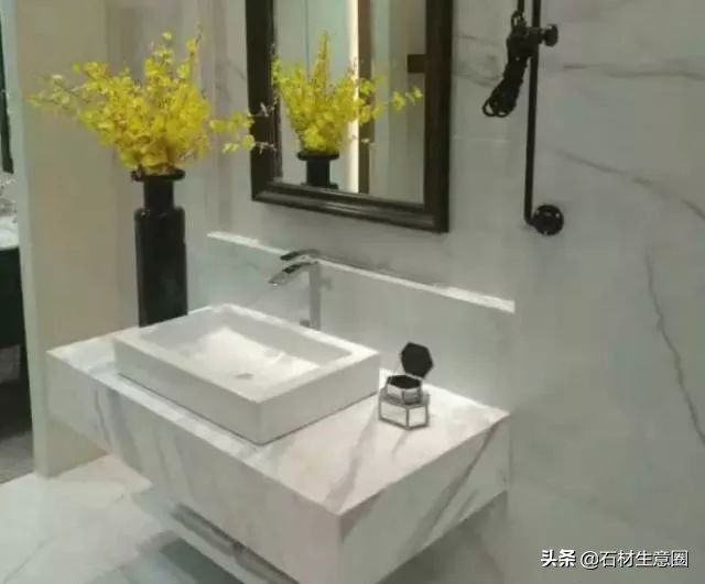 爵士白大理石纹背景,爵士白大理石地面配色效果图