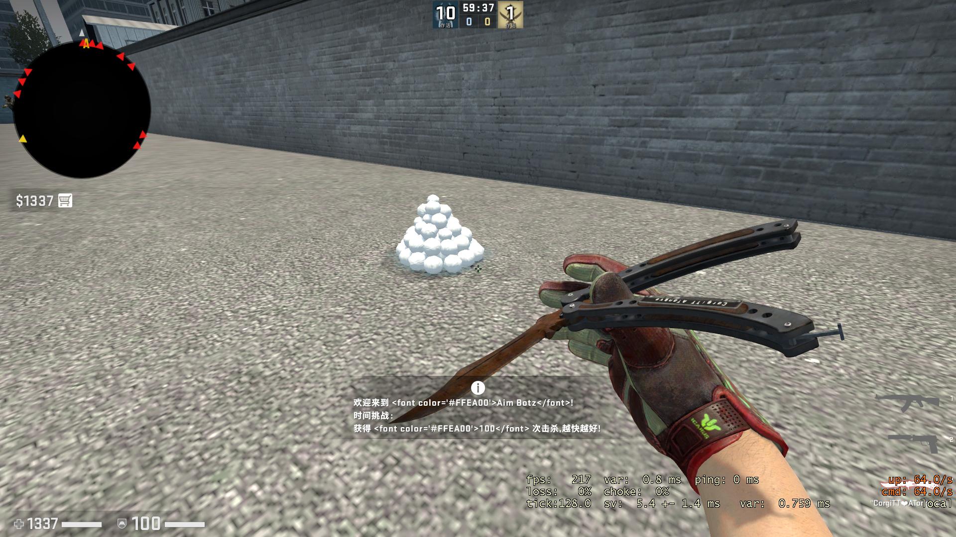 csgo穿肠刀皮肤推荐,csgo个人经历