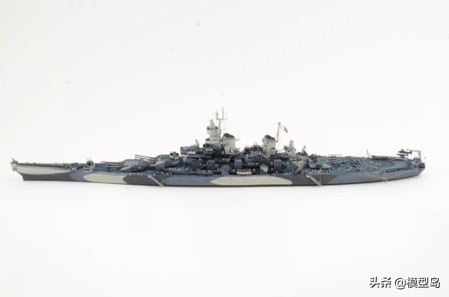 1:2000密苏里号战列舰模型,1:700密苏里号战列舰模型测评