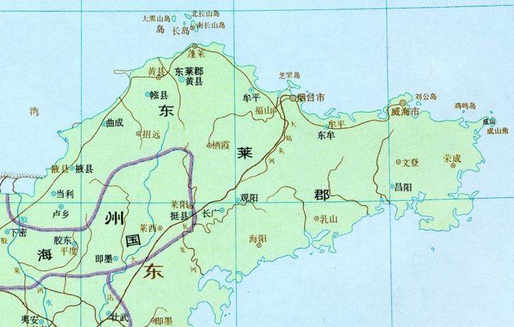 山东齐鲁地名的来源,莱山镇的来历