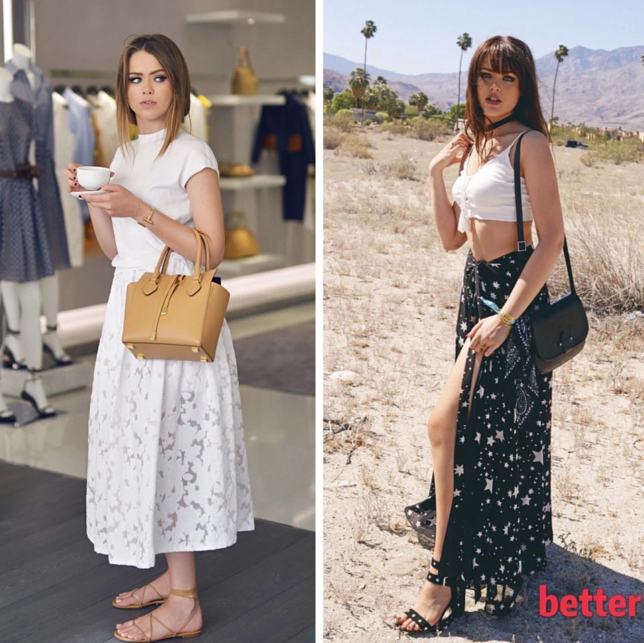 裙子穿松垮好看,裙子穿了不好看