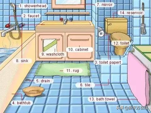 超实用的英语词汇图英语学习必备,英语生活基本词汇