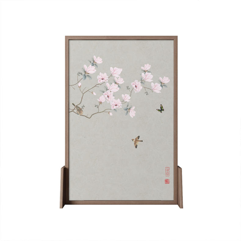 茶室隔断屏风现代简约,不锈钢茶室屏风隔断新中式