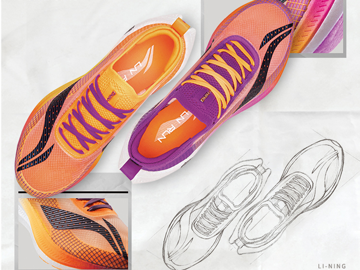 高颜值潮流设计加上顶级科技，成品鞋是预料之外的好看与强劲