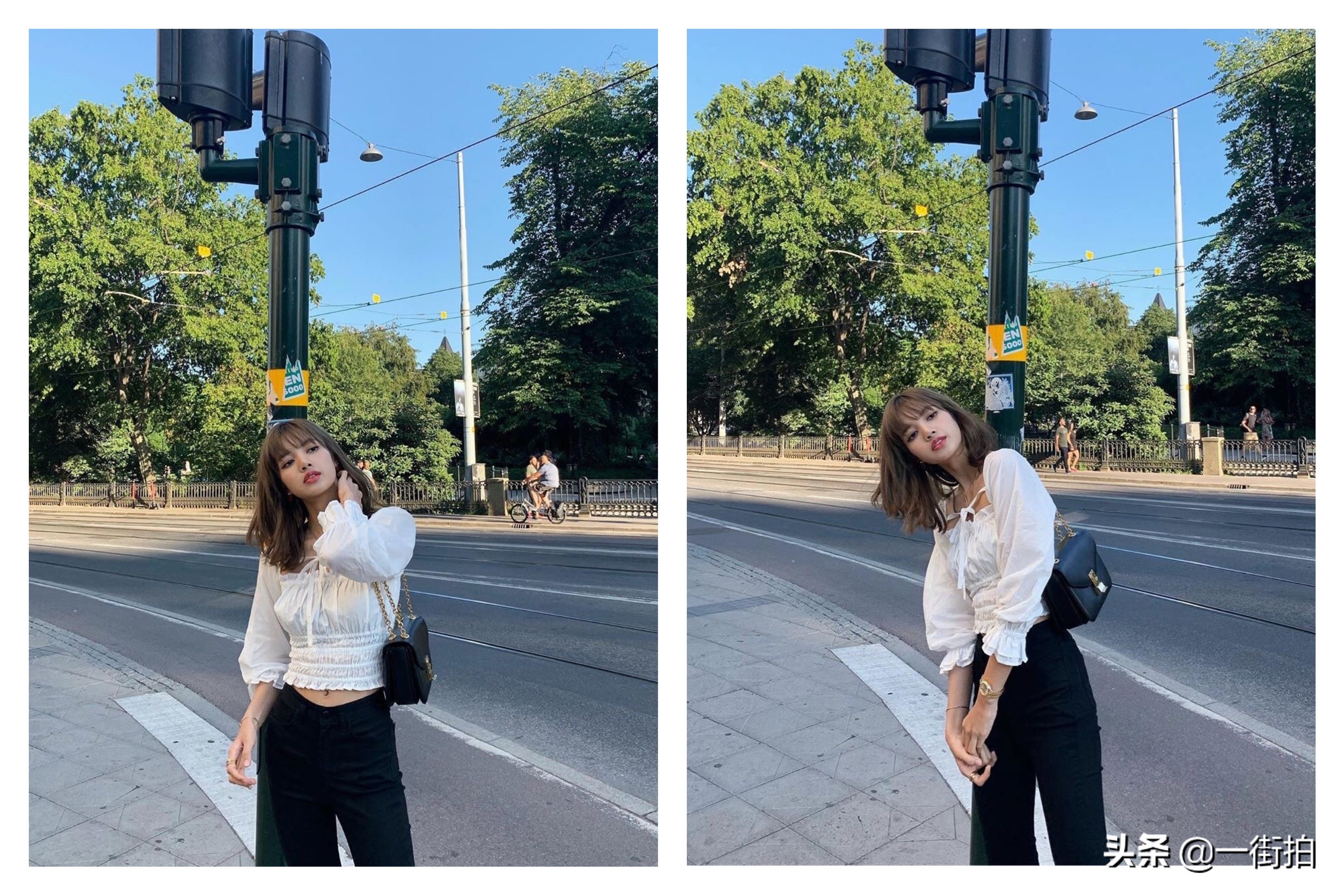 lisa同款拼接牛仔裤怎么搭配,教你如何选牛仔裤女式裤子