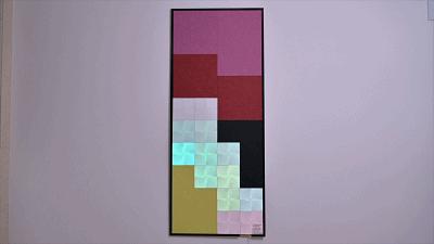 智能方块装饰画,智能装饰画带灯