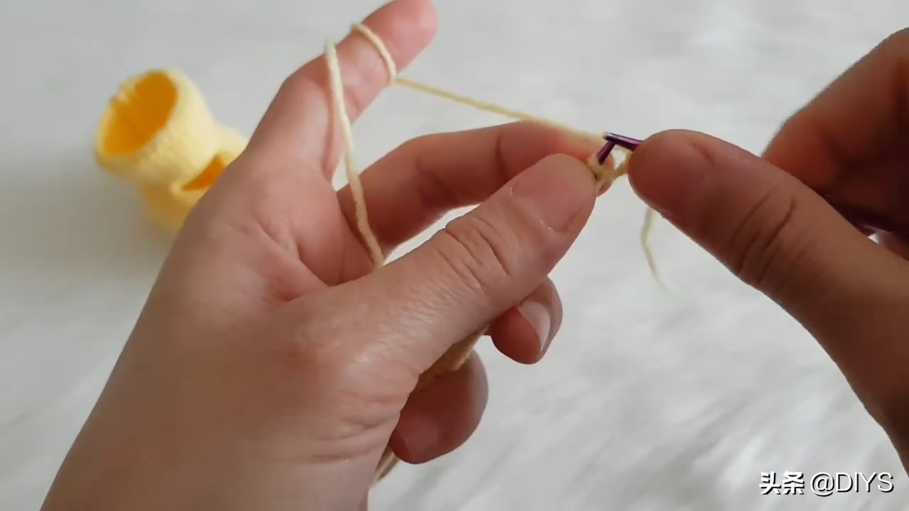 宝宝袜套编织教程,编织宝宝袜套