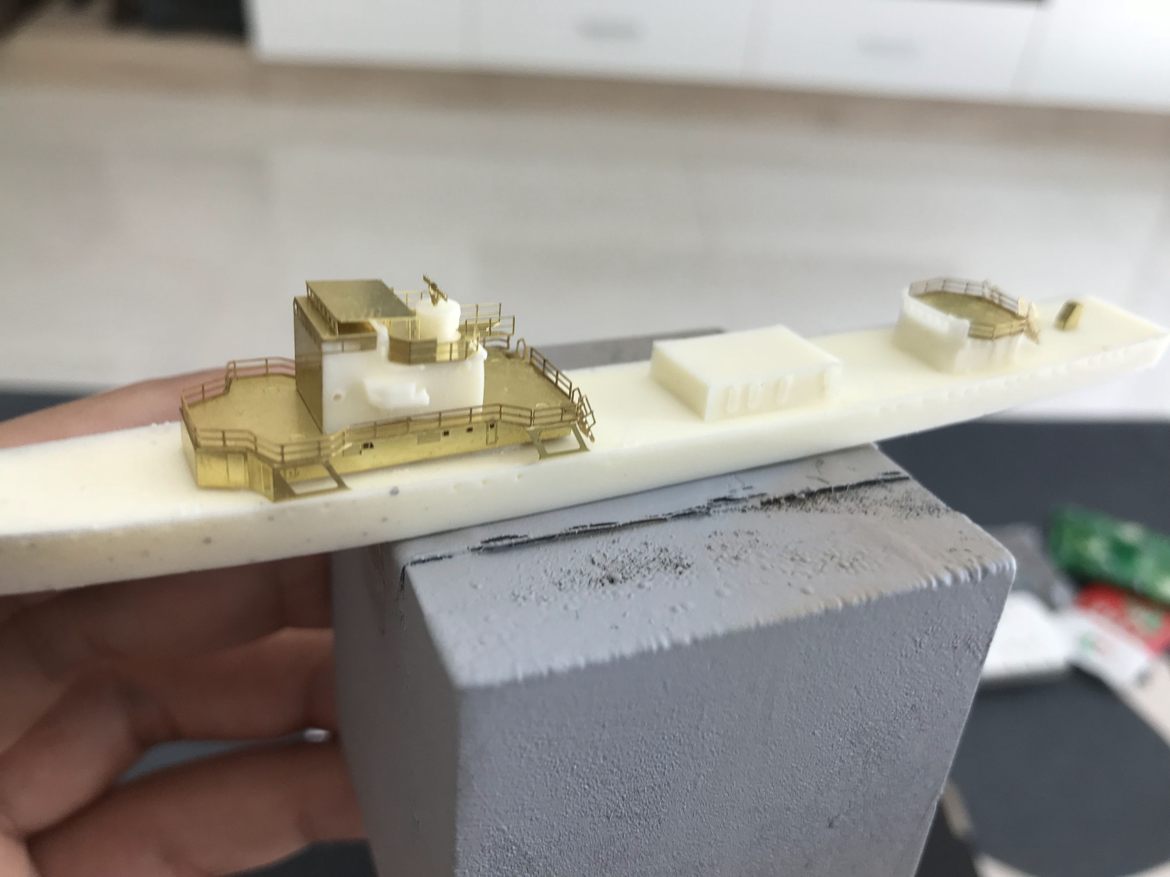 「手工船模」1/700宜宾号导弹护卫舰制作小记