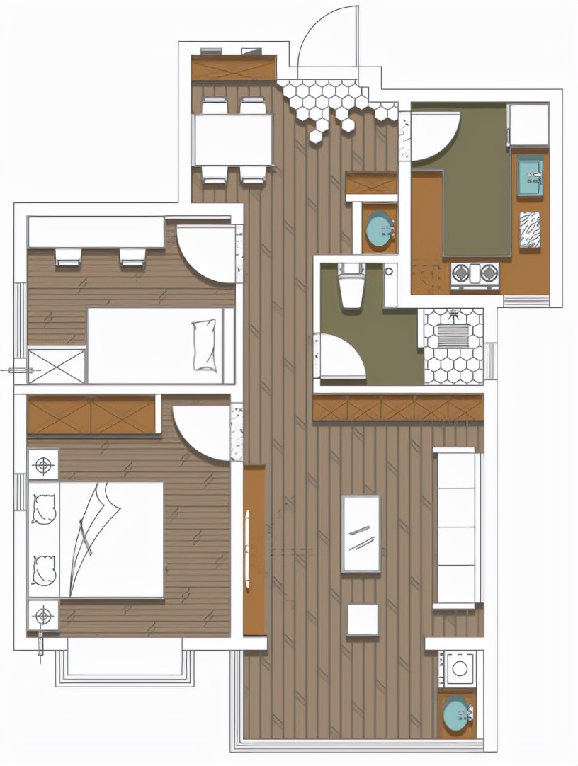 62平米现代简约收纳,小平米房屋收纳推荐