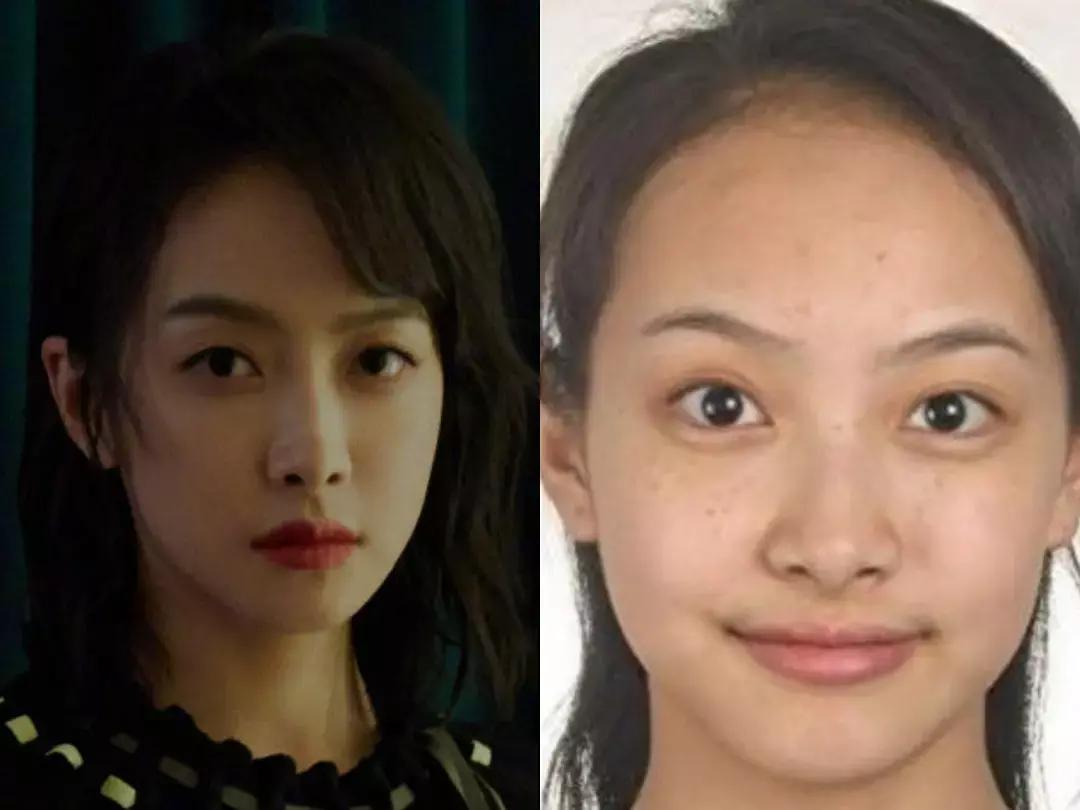 没整过容的女明星颜值对比,女星修图前后对比照