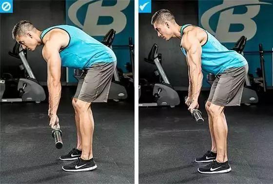 杠铃划船感觉不到背发力,划船练背没感觉怎么办