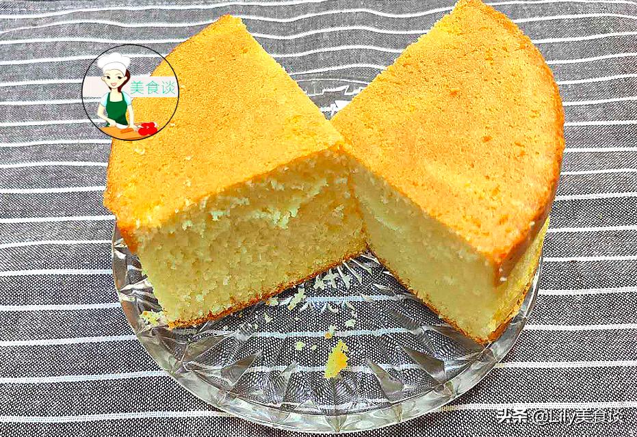简单做蛋糕不要烤箱打蛋器,海绵蛋糕无需分蛋简单做法