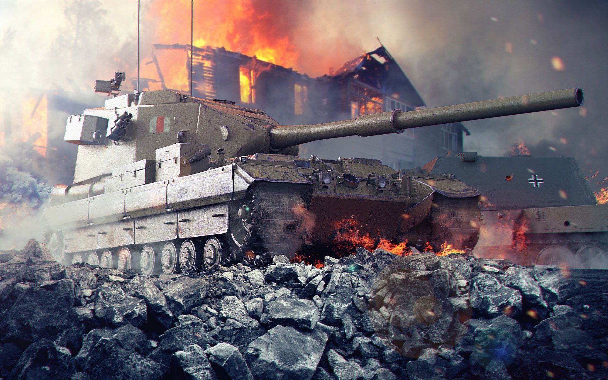 现实中的英国的fv183坦克歼击车,fv215b183坦克歼击车怎么玩