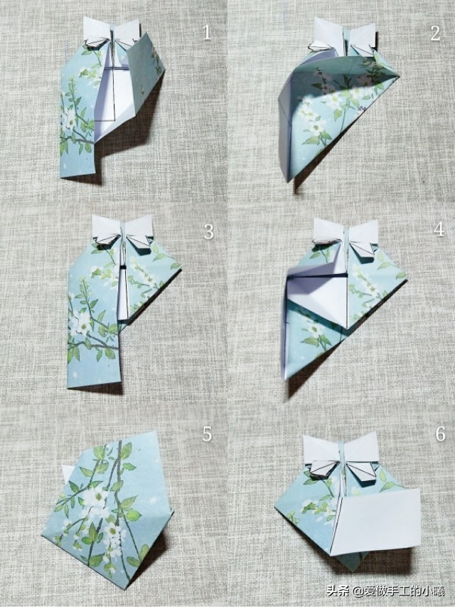 怎么叠蝴蝶信封折纸,家里怎么做蝴蝶信封