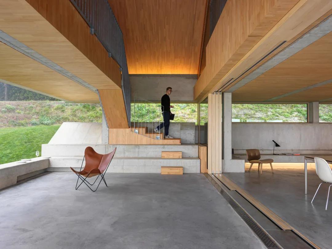 中式极简混凝土别墅设计,清水混凝土极简别墅