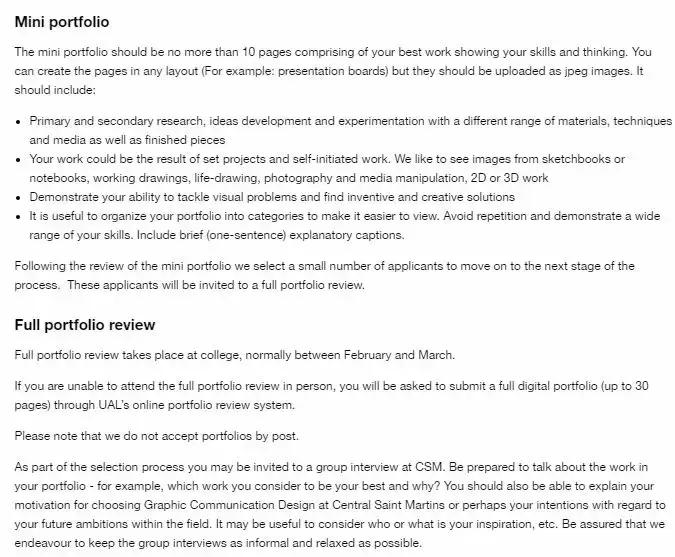 英美顶级平面院校Deadline作品集格式一览