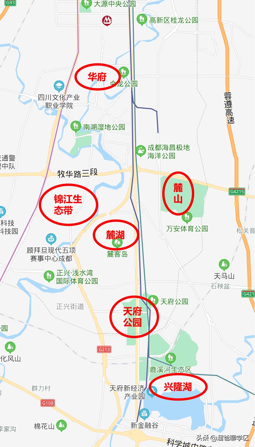 成都未来核心生活区,成都四十个板块