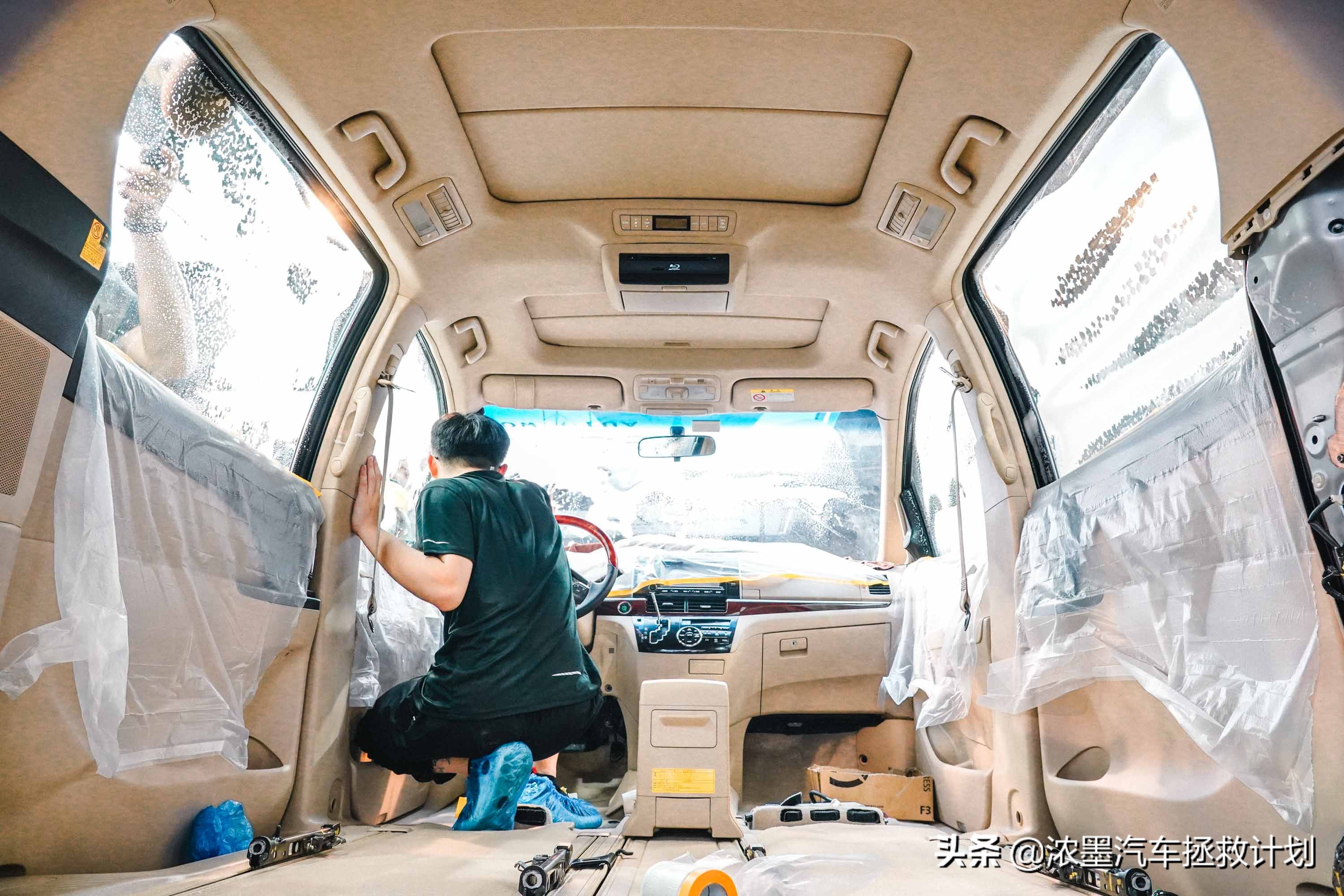 翻新整备修复丰田第一代普瑞维亚,一代情怀丰田普瑞维亚