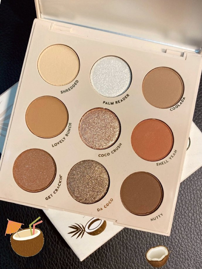 最适合colourpop的眼影,橘朵colourpop眼影