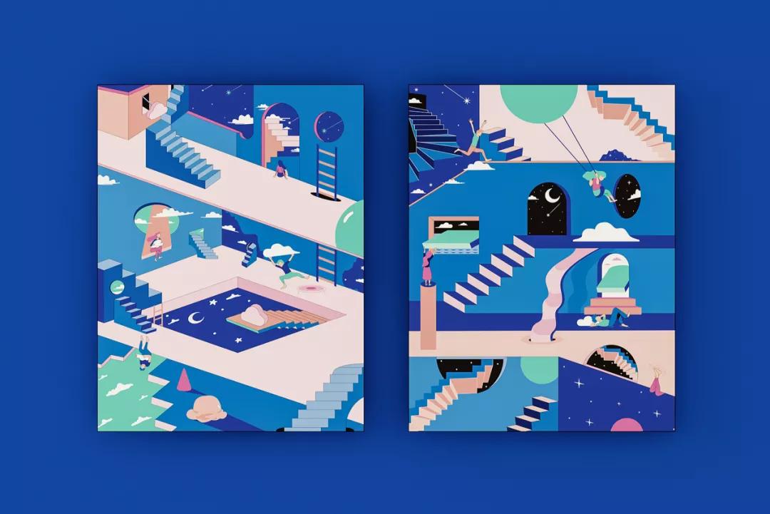 卡塔尔CloudandCo.冰淇淋店每一口都是梦幻色彩