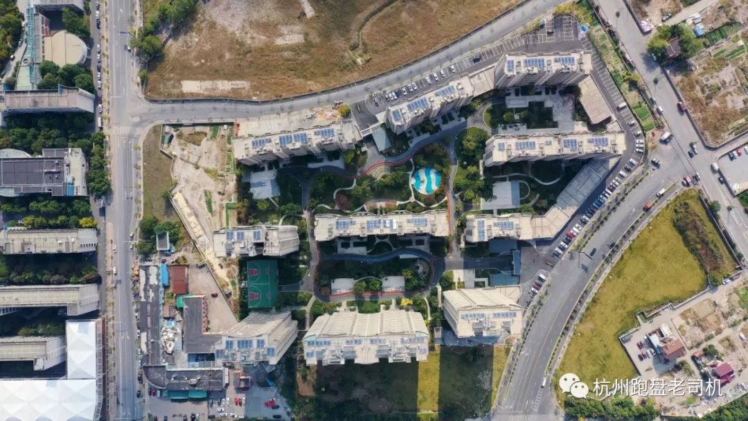 万科城市之光a区航拍,滨江万科城市之光