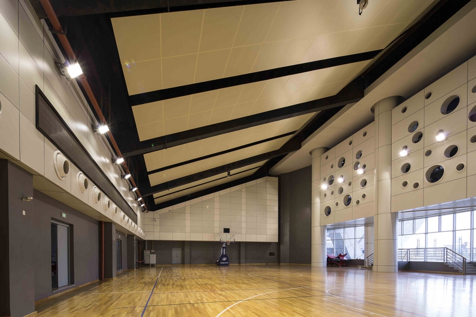 映山独玉苍，滨水双杜鹃--浙江苍南体育中心