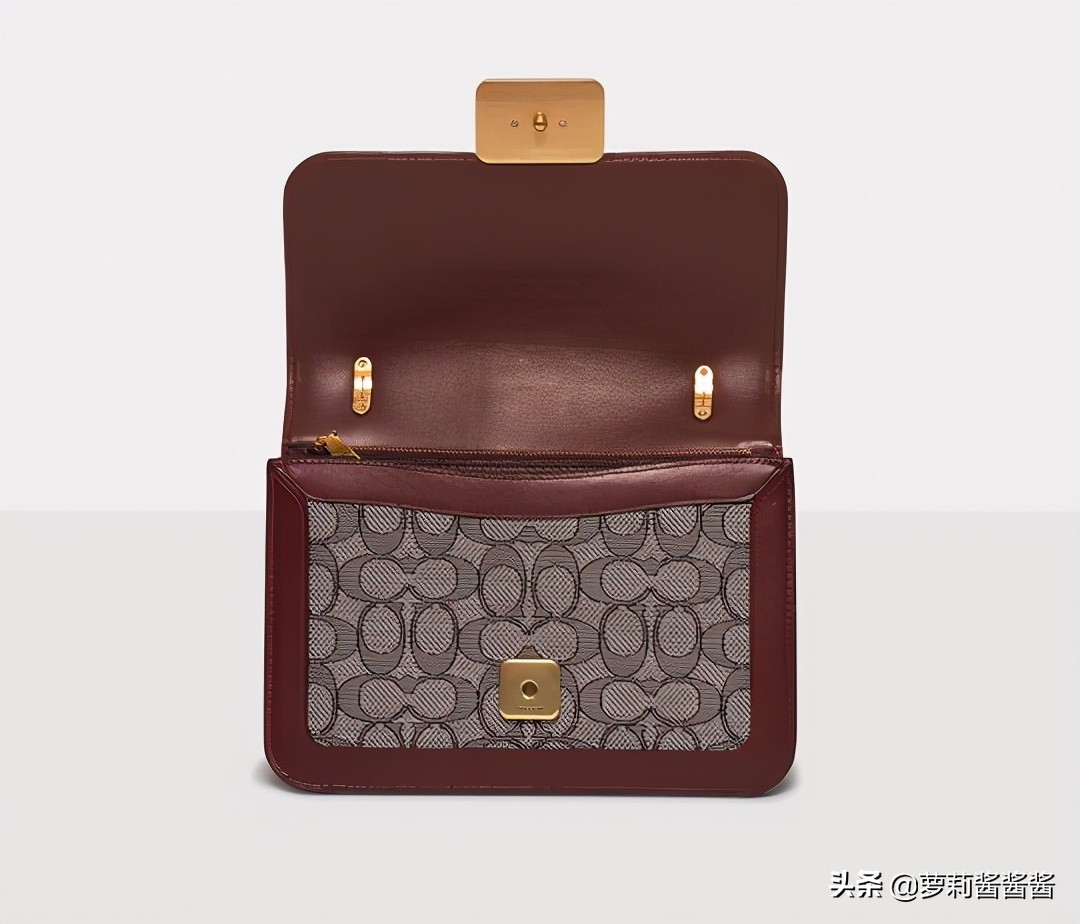 coach提花织物托特包,coach小号提花织物包