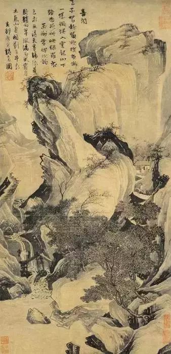 明代画家陆治山水精品高清,明代名家山水册页高清