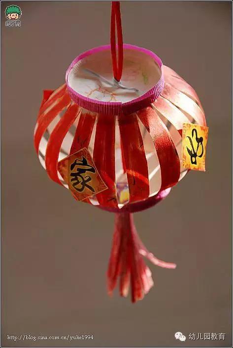 废物利用灯笼的做法小学生,手工灯笼废物利用教程