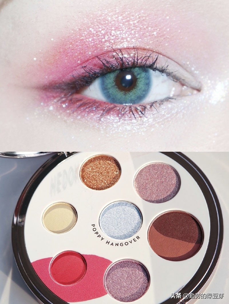 新中式妆容清冷感眼影推荐,眼影推荐平民彩妆女