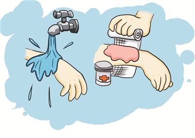 烫伤小知识卡通图片,烫伤小知识安全教案