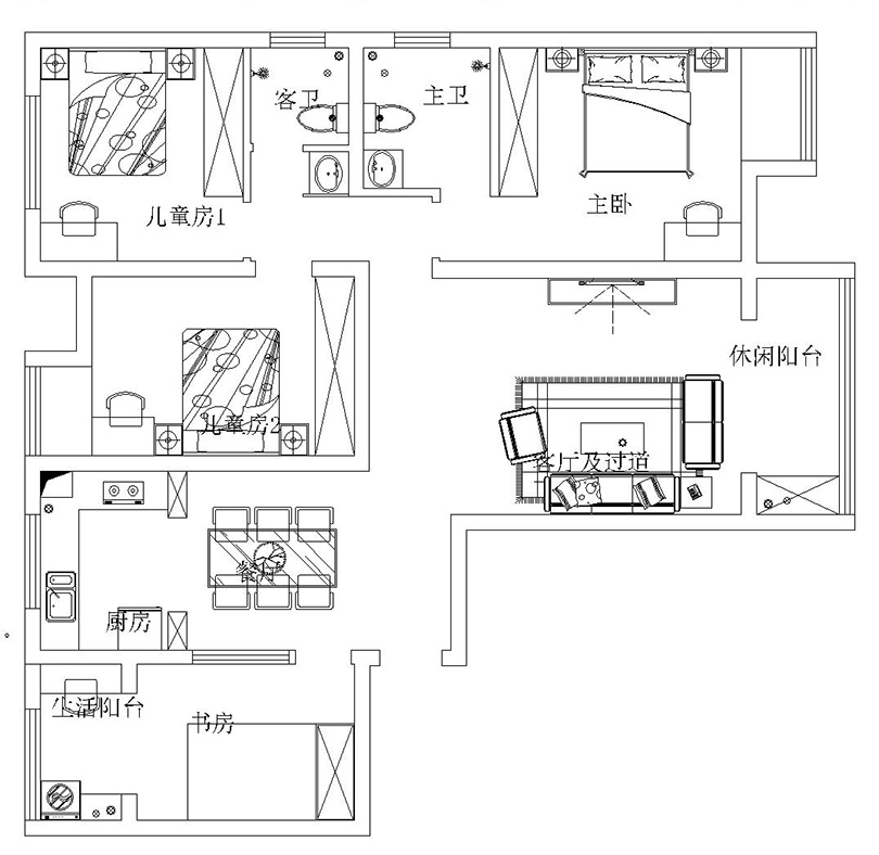 美巢欧式装修效果图大全,美巢装饰简约装修案例