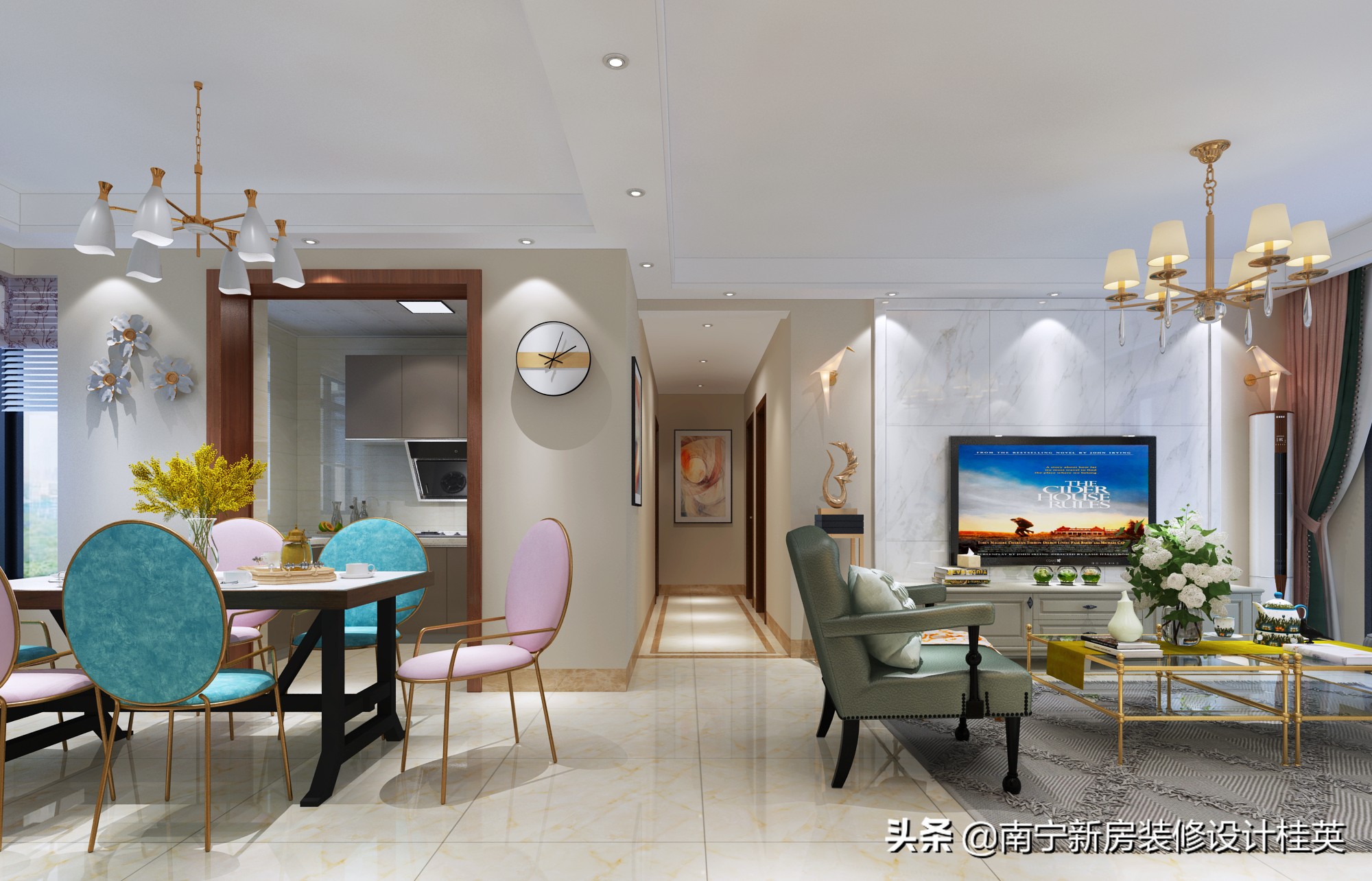 荣和悦澜山户型装修,荣和澜山府127装修效果图