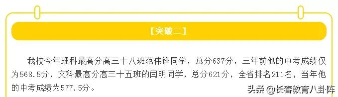 长春热门高中近三年进出口咋样?你决定选哪所了吗?
