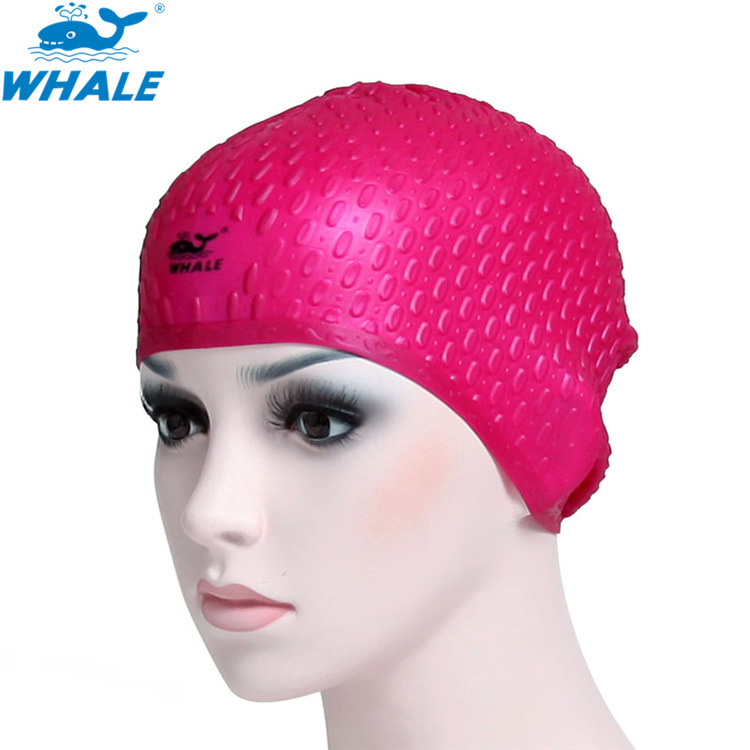 防水鲸鱼泳帽,硅胶泳帽加大男女通用