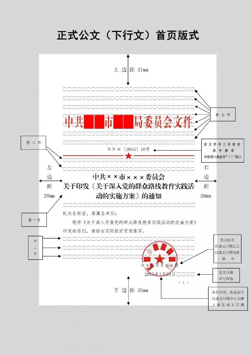 公文条例和规范性文件,国家机关公文中的规范格式