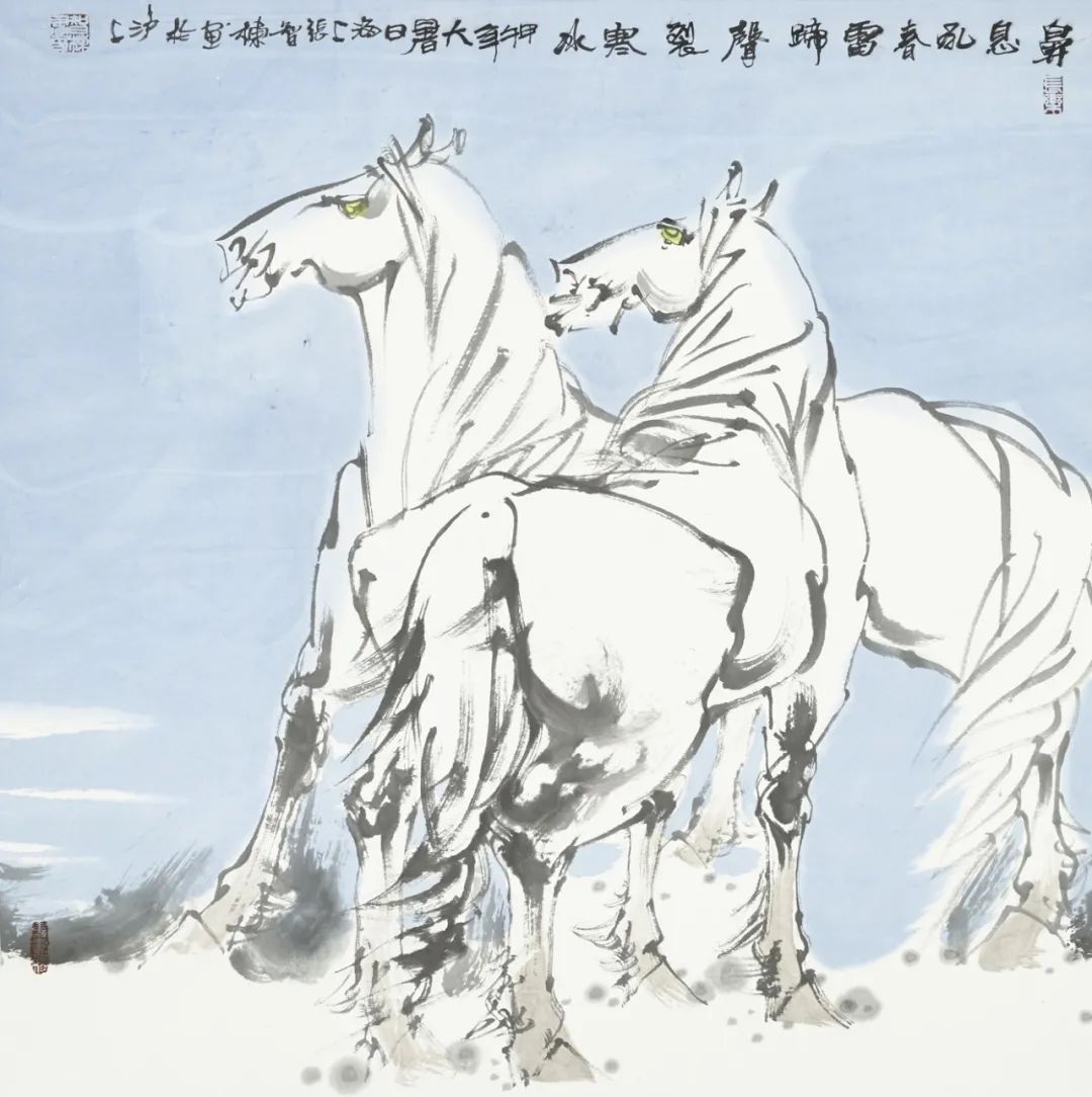 张智棟“网上云画册”《大美至简天马逐梦宝马系列集邮典藏卷》