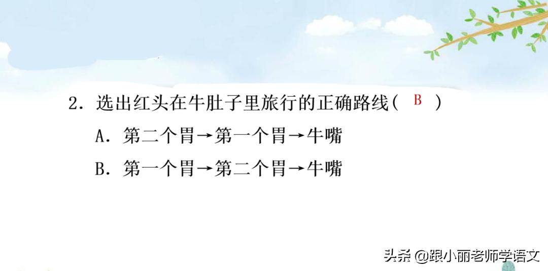 三年级在牛肚子里旅行的中心思想,三上语文在牛肚子里旅行课文讲解