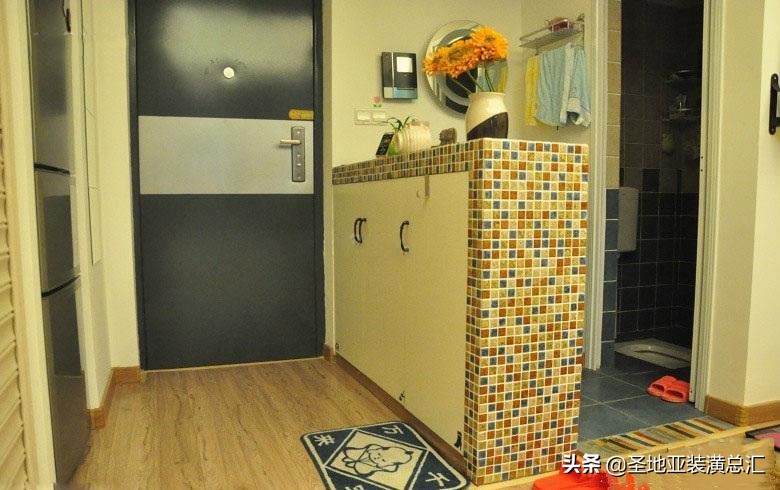 入户门正对餐厅怎么解决,客餐厅一体正对入户门