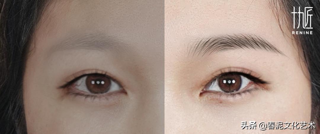线条眉眉头纹得太方了怎么办,线条眉的眉头怎么做