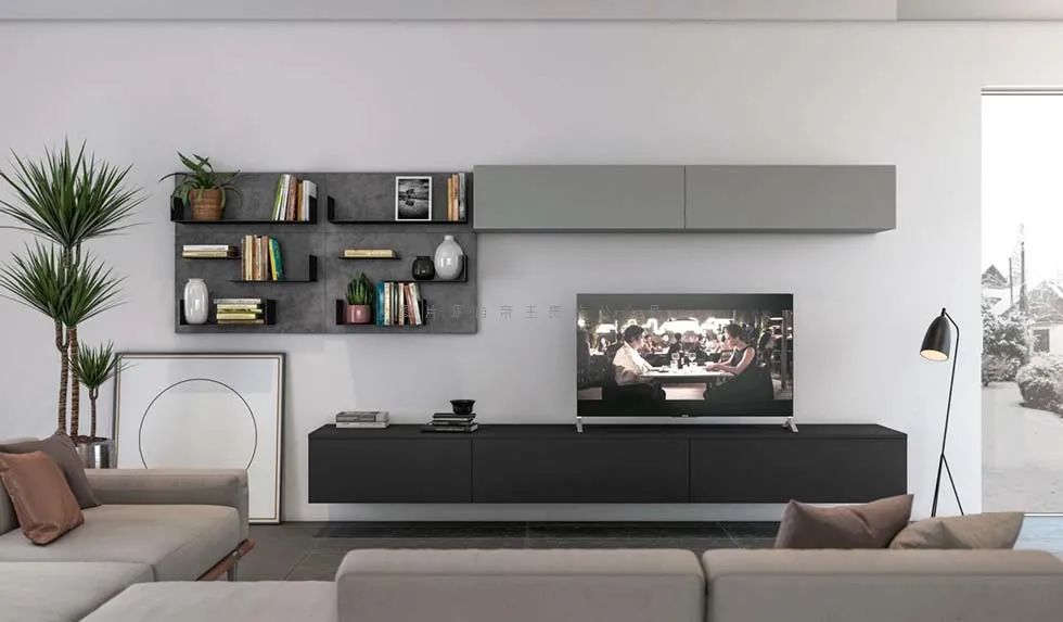 橱柜厨边柜电视柜一体,现代风格厨房橱柜一体柜