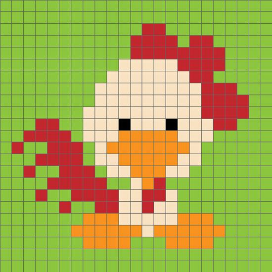 钩针钩的十二生肖图解,十二生肖钩针图解