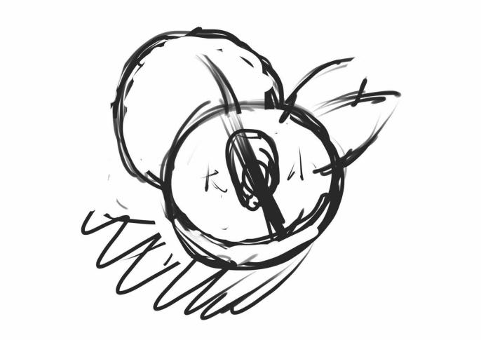 用铅笔画立体水果教学,新手绘画教学ipad画世界