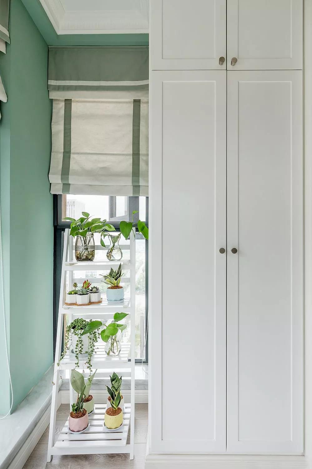 卧室绿色全屋乳胶漆,小户型房子刷乳胶漆好看