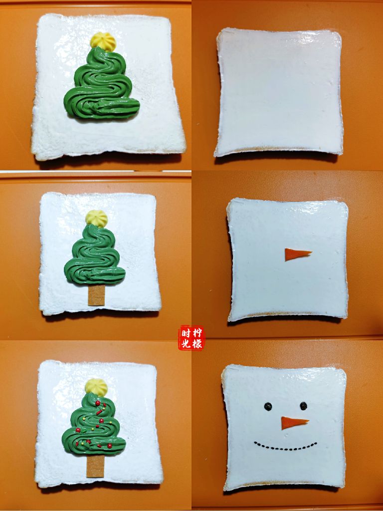 元气早餐|🎄⛄圣诞卡通吐司🎅🦌