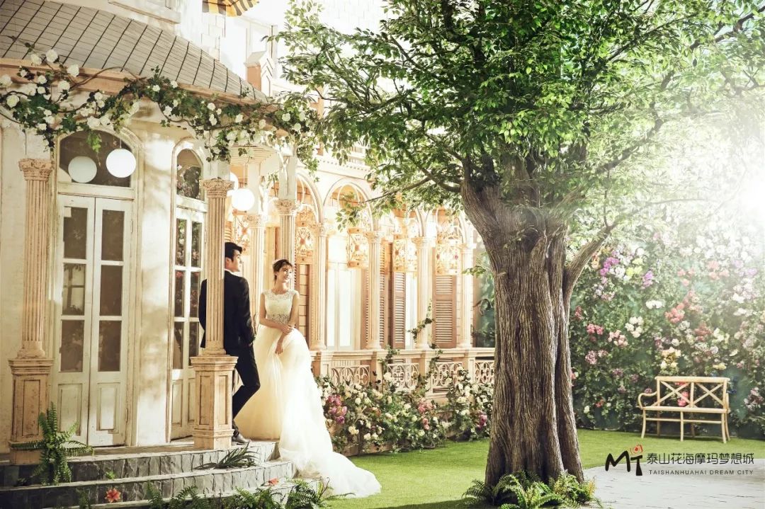 *安泰**赏花休闲婚拍就到泰山花海摩玛梦想城