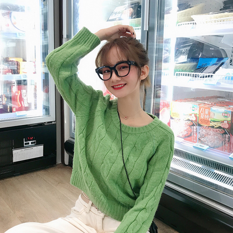 可爱慵懒毛衣穿搭,可爱慵懒毛衣中长