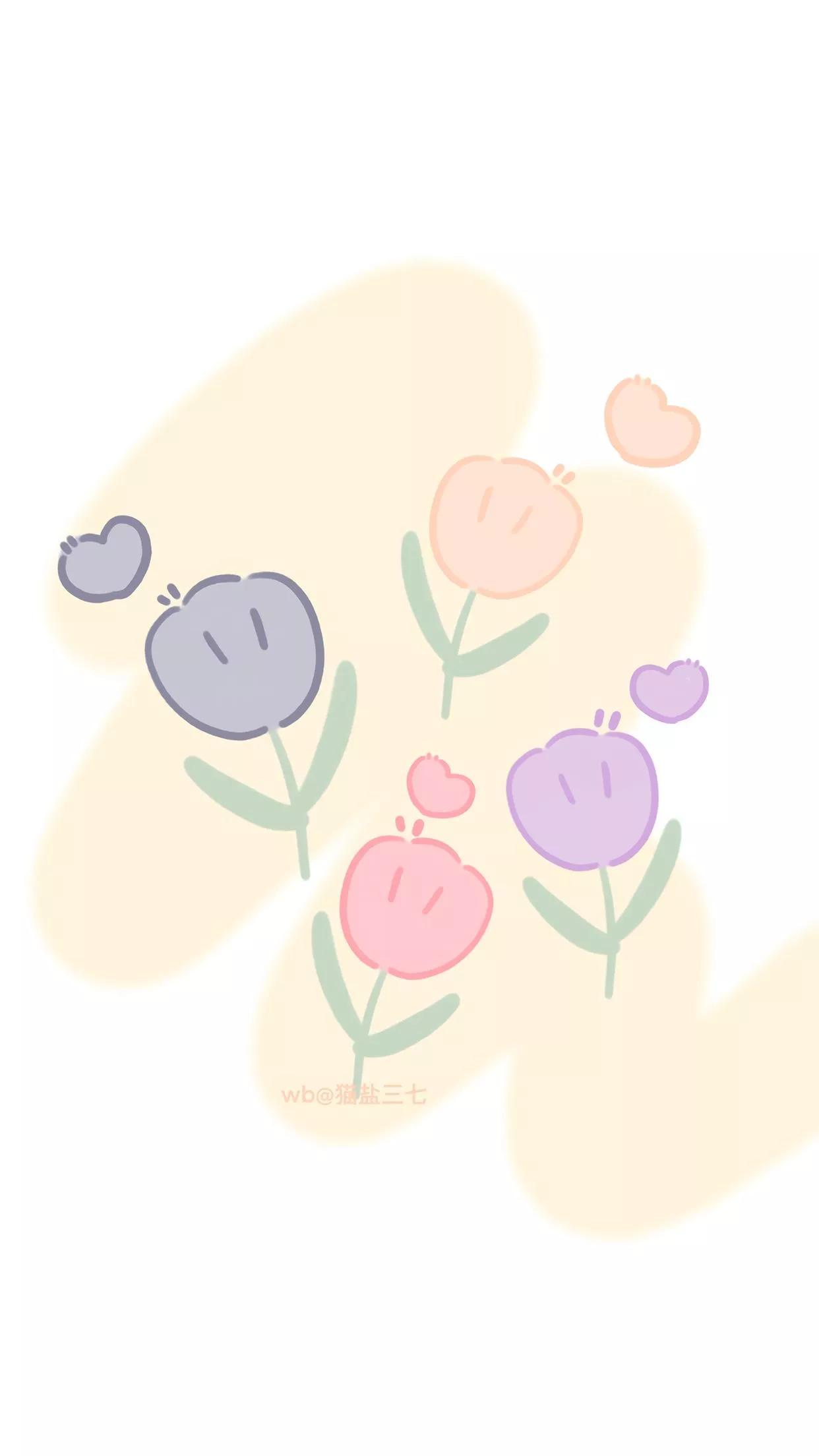 水果手绘小清新壁纸,女生壁纸小清新手绘