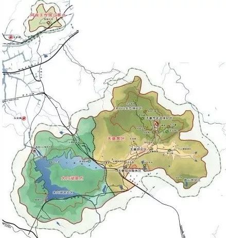 五朵山旅游景区未来规划,天童风景区规划